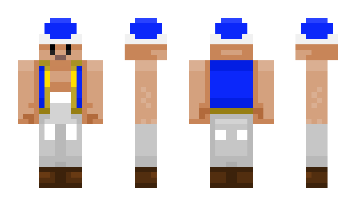 BlueToadCentral Minecraft Skin