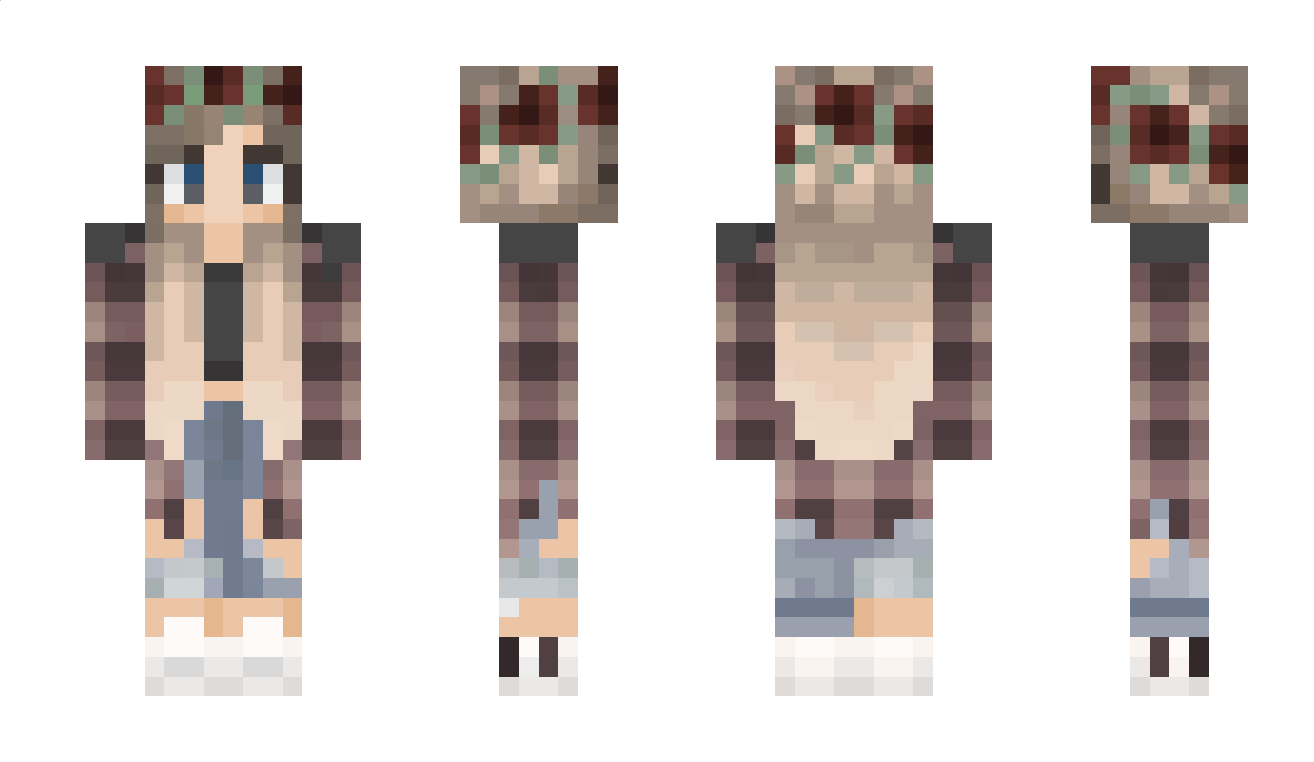 Capegirl Minecraft Skin