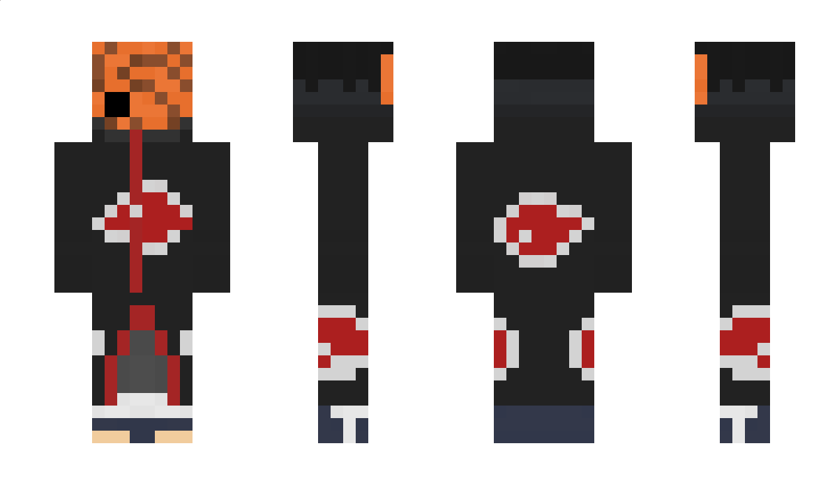 SpaceTimeObito Minecraft Skin