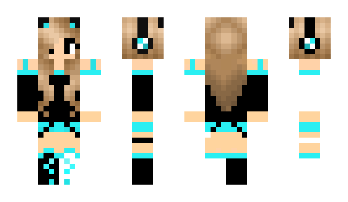 HaruhiSuzumiya Minecraft Skin