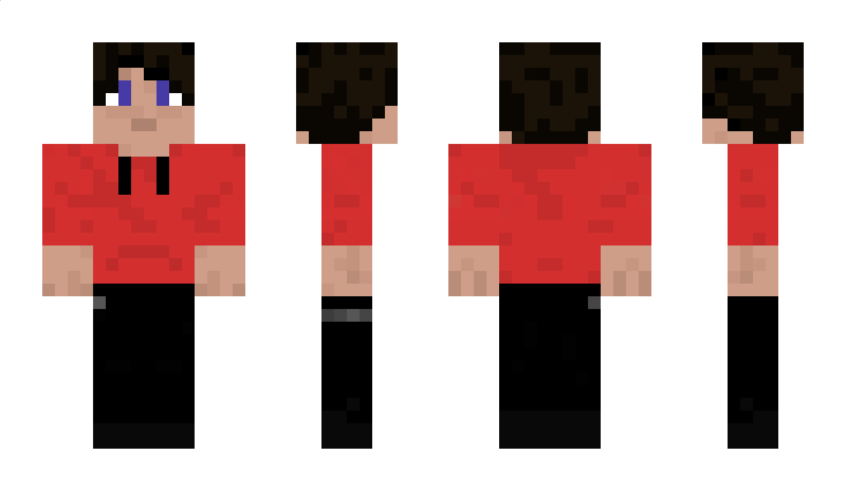 RedBlackAka Minecraft Skin