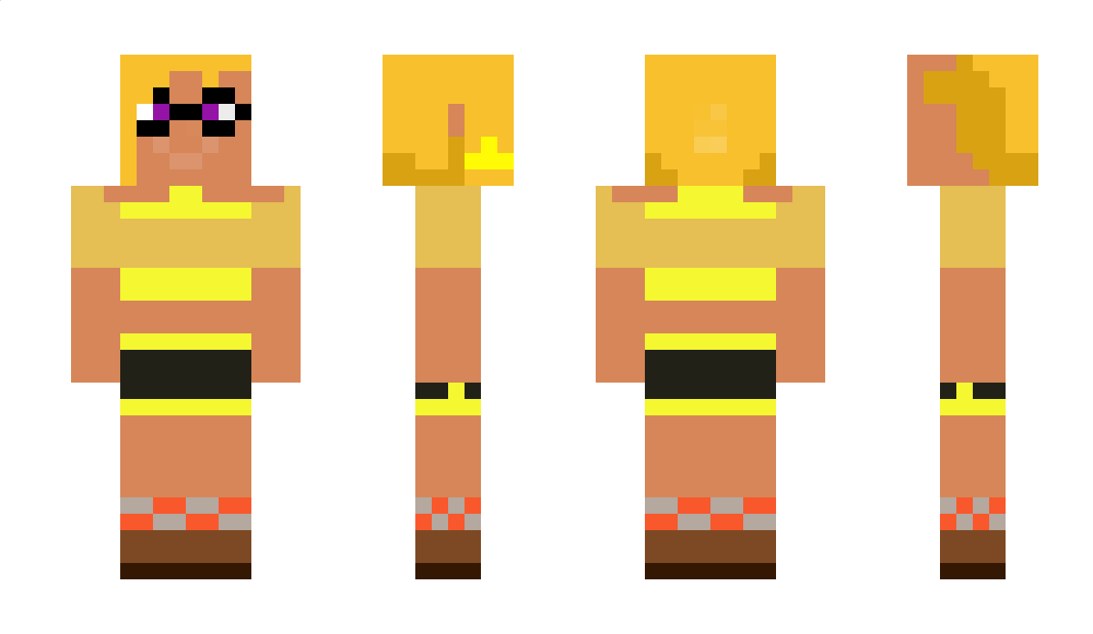 GoldenZebes Minecraft Skin