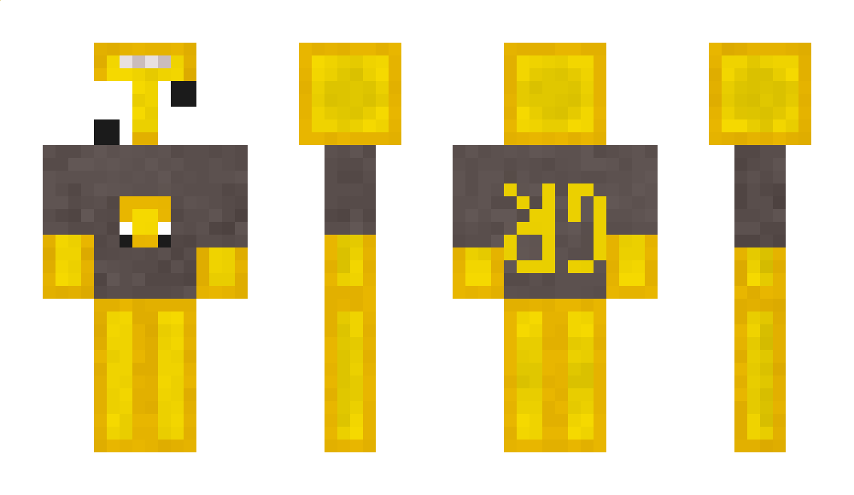 GoldenRoboTwo Minecraft Skin