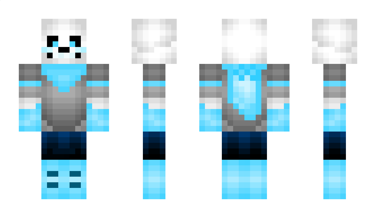 Underswap_sans Minecraft Skin