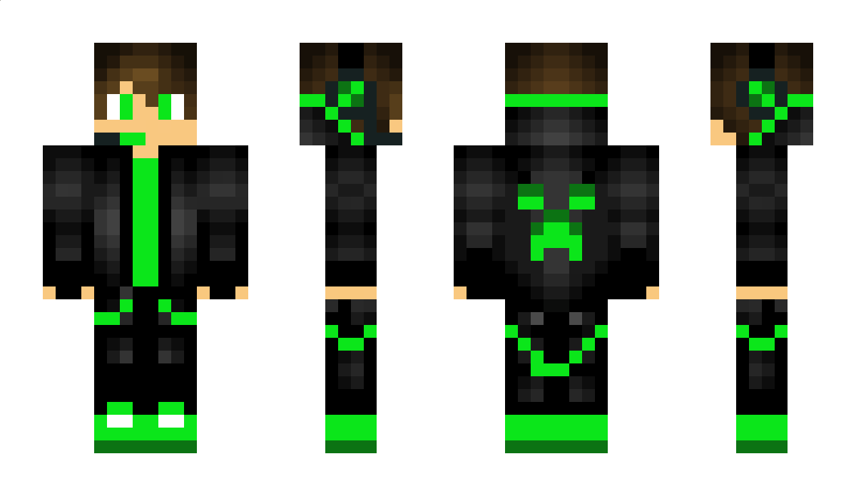 Greenable Minecraft Skin