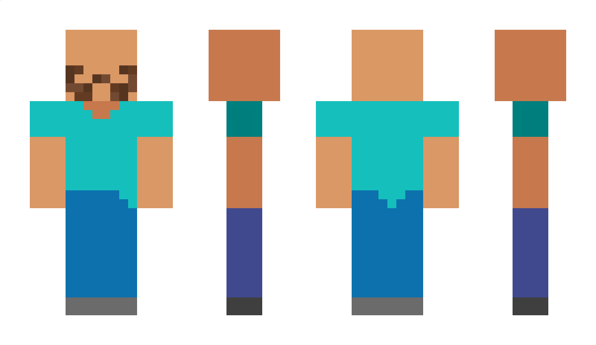 MustachedWoman Minecraft Skin