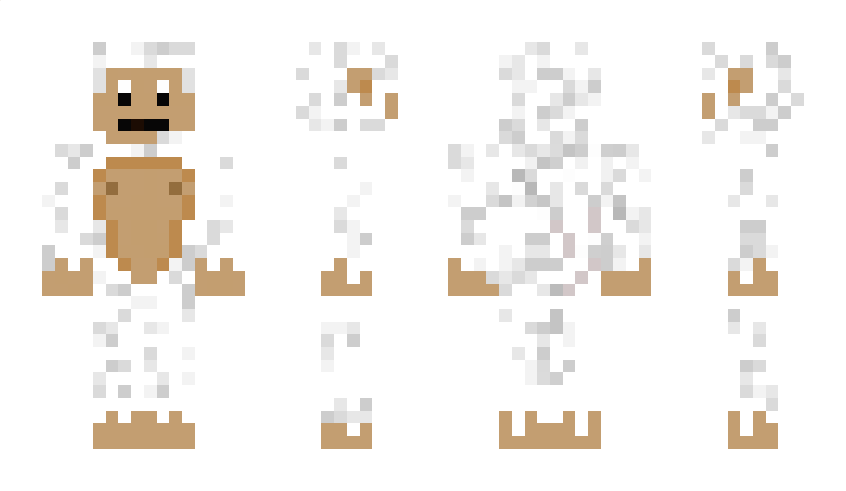 Silv3rM0nk3y Minecraft Skin