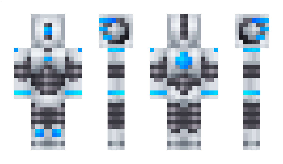 PrototypeSilver Minecraft Skin