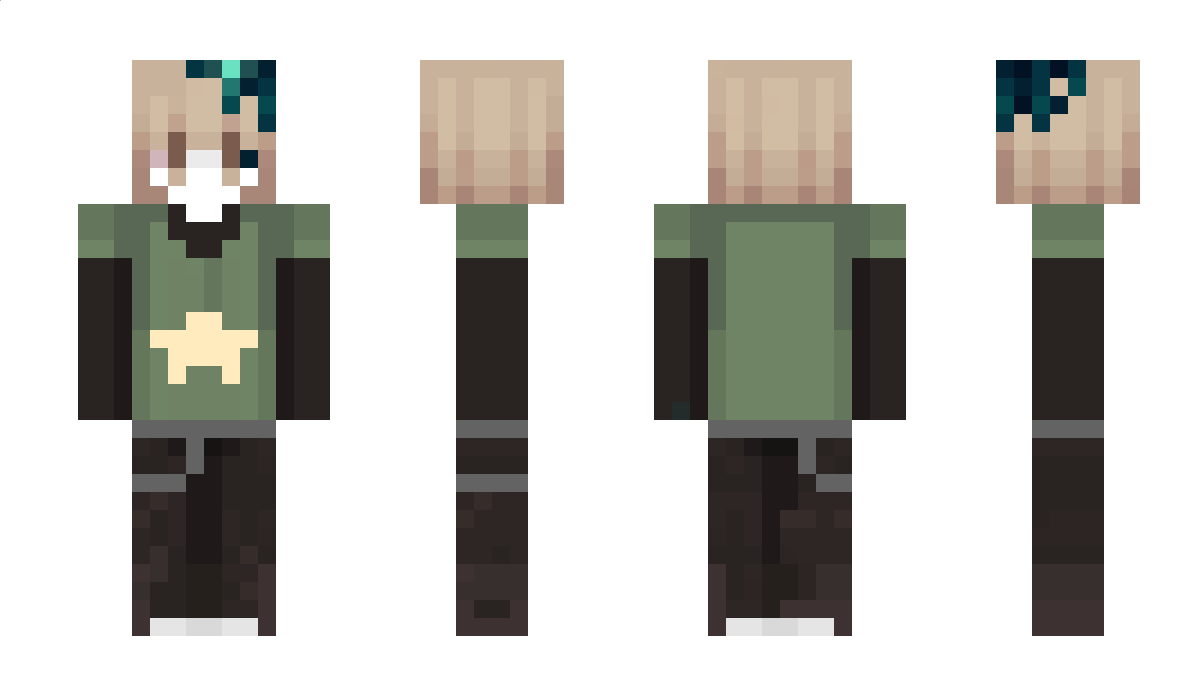 GirlBeatsRock Minecraft Skin