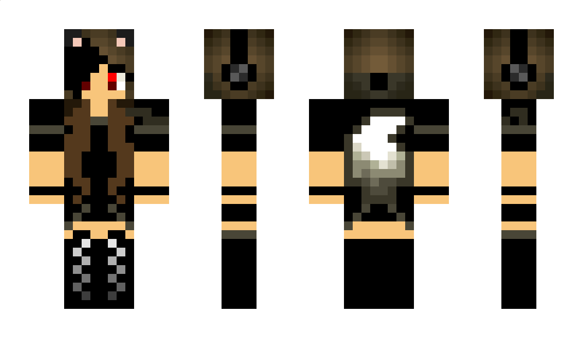 MoonWolfGirl Minecraft Skin