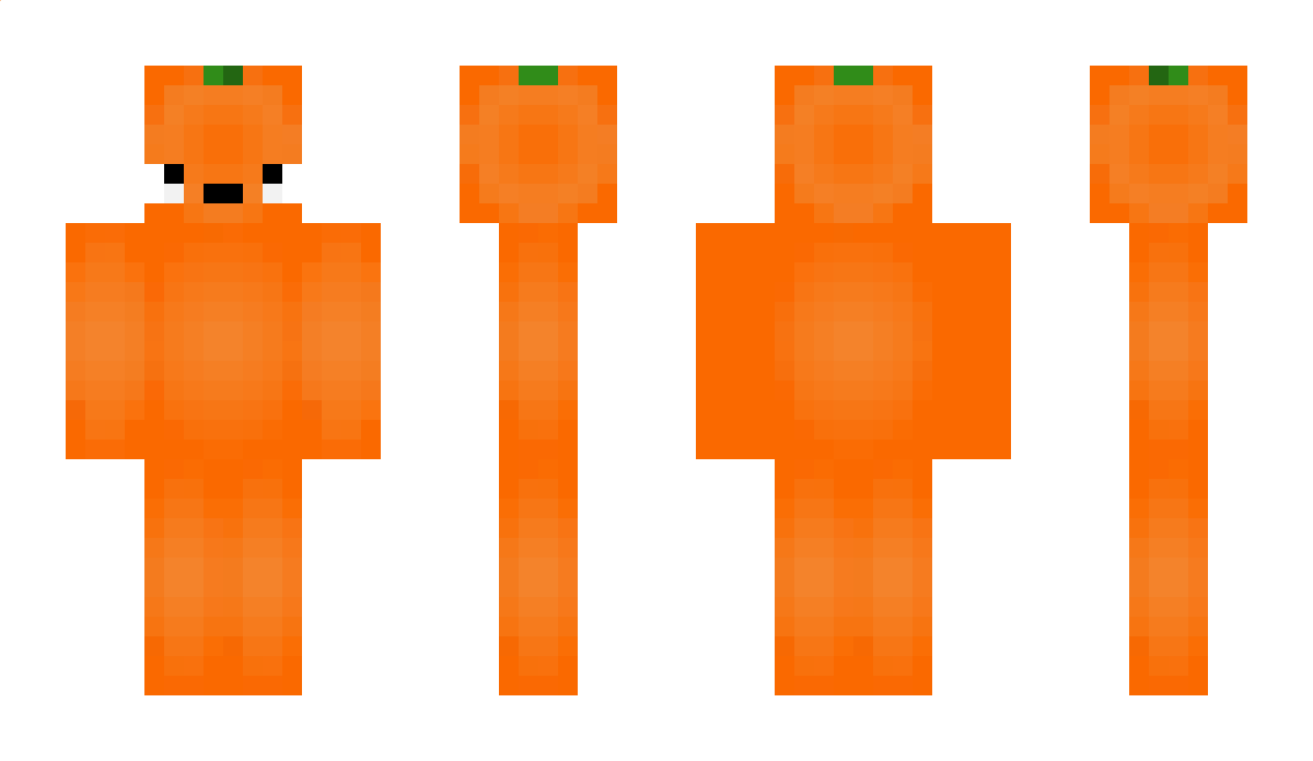 OrangeWithEyes Minecraft Skin