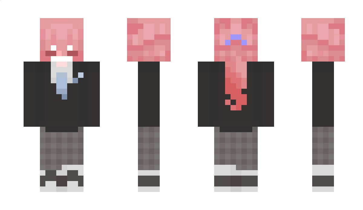 SnowInkPinkhair Minecraft Skin