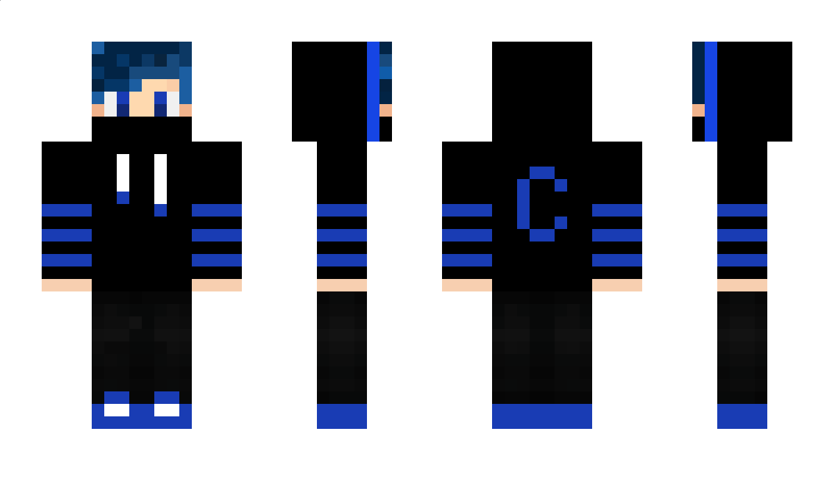 BluetinPlayz Minecraft Skin