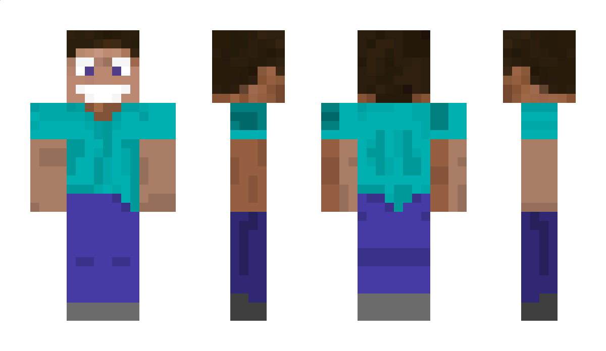 BedrockForBrains Minecraft Skin