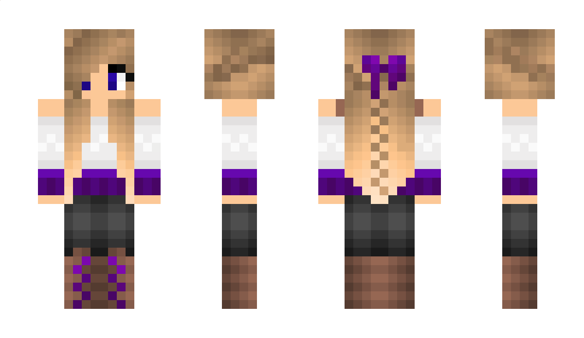 BubbleGumPurple3 Minecraft Skin