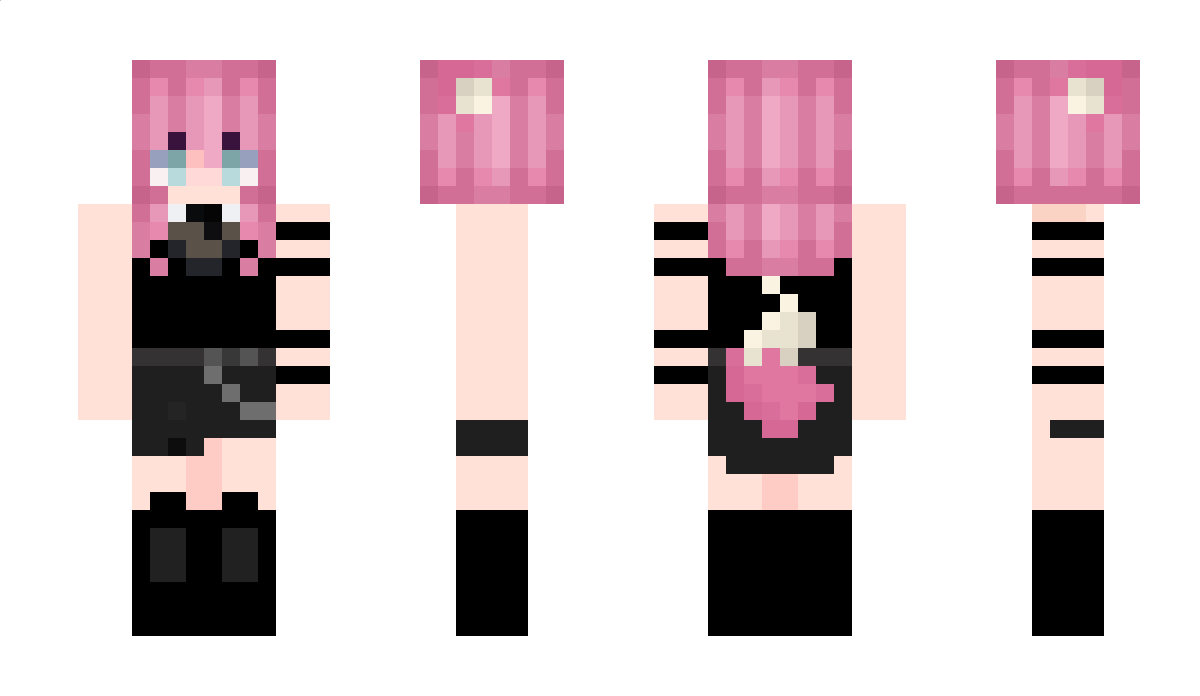 Pinktsune Minecraft Skin