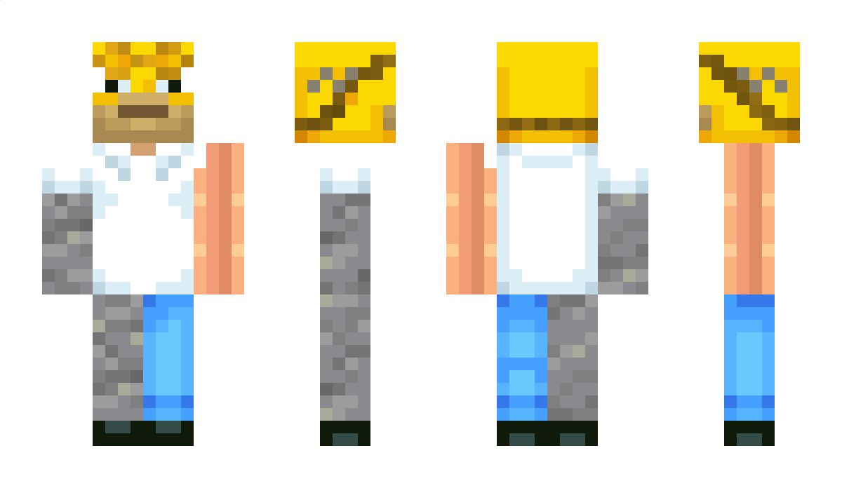 SurferWorm Minecraft Skin