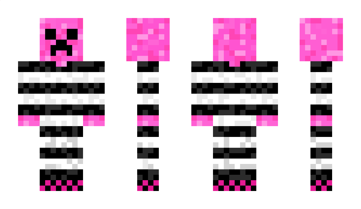 PinkCreeper Minecraft Skin