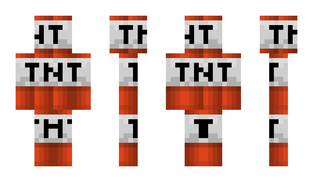 MHF_TNT Minecraft Skin