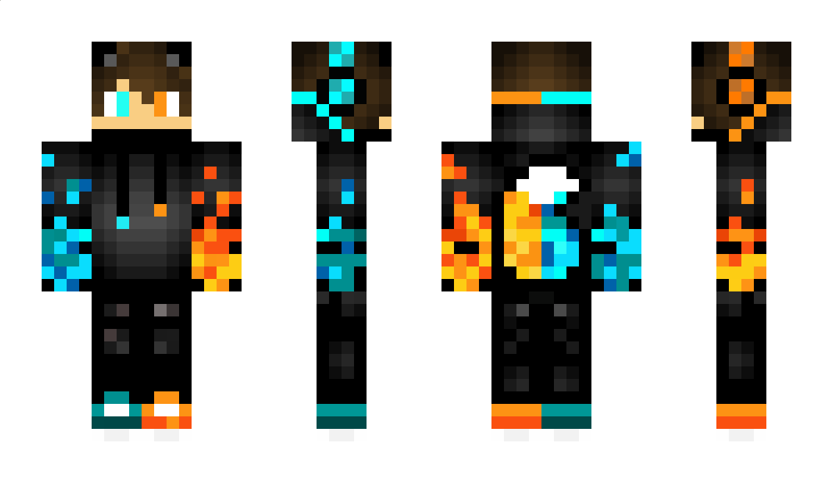 FireVsIce Minecraft Skin