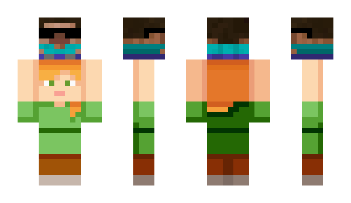 Posed Minecraft Skin