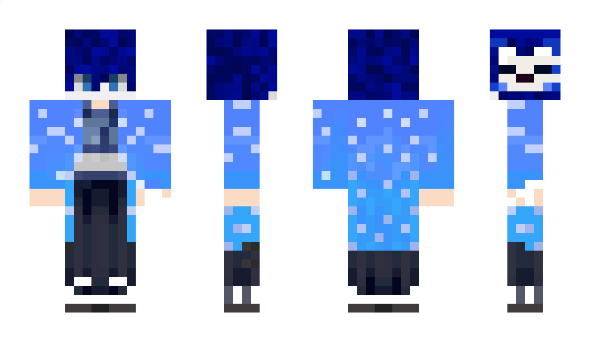 Raku_VTuber Minecraft Skin