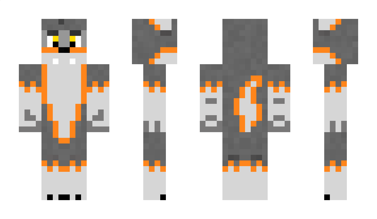 GrayWolfPaw Minecraft Skin