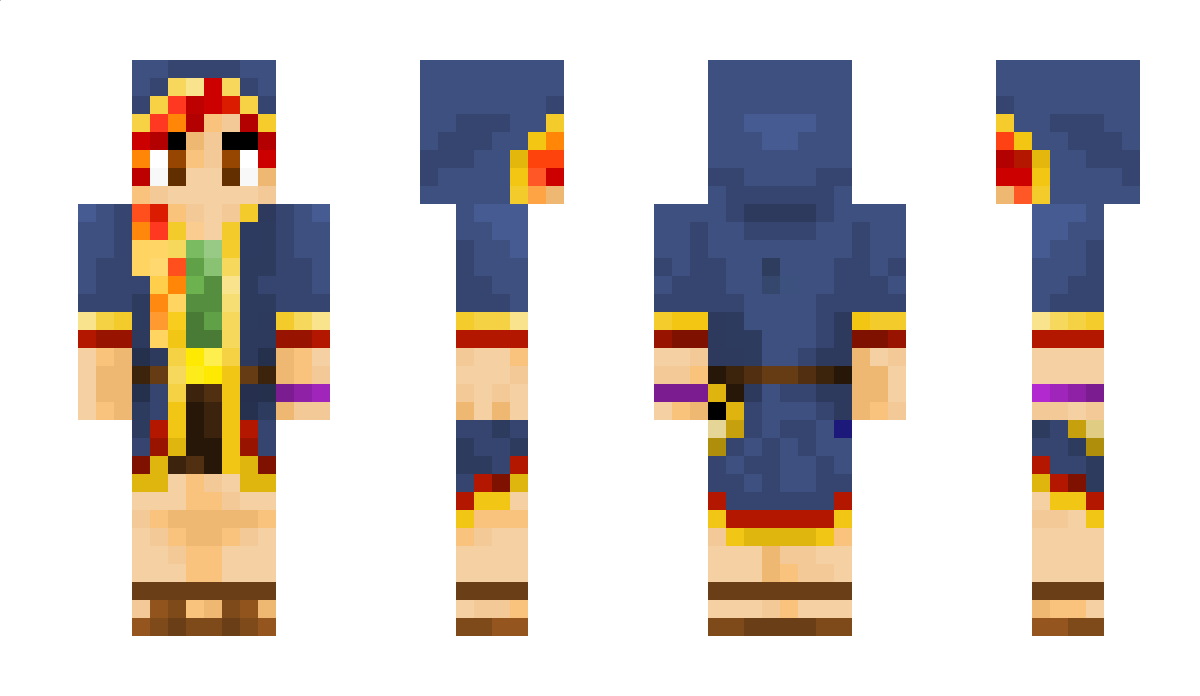 DyedByFire Minecraft Skin