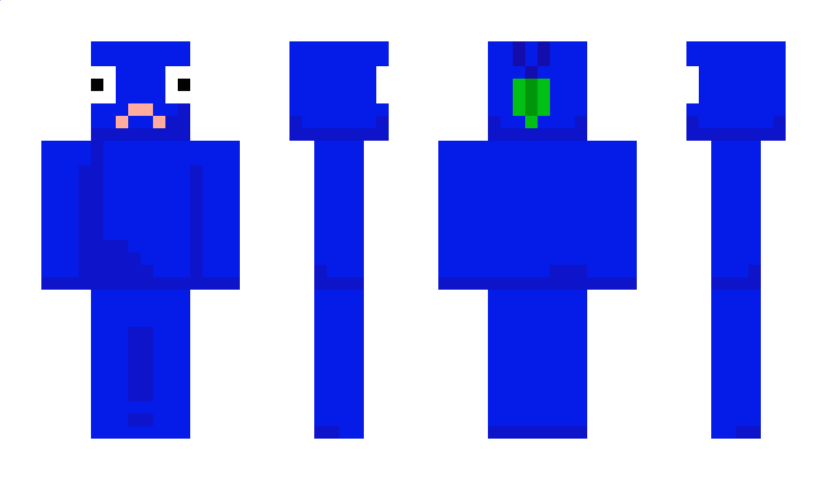 BluePikmin Minecraft Skin