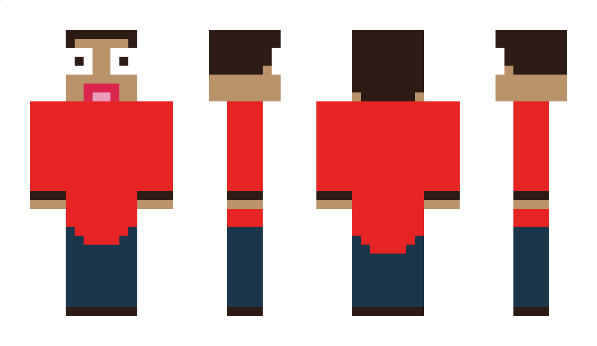 BigRedShirt123 Minecraft Skin