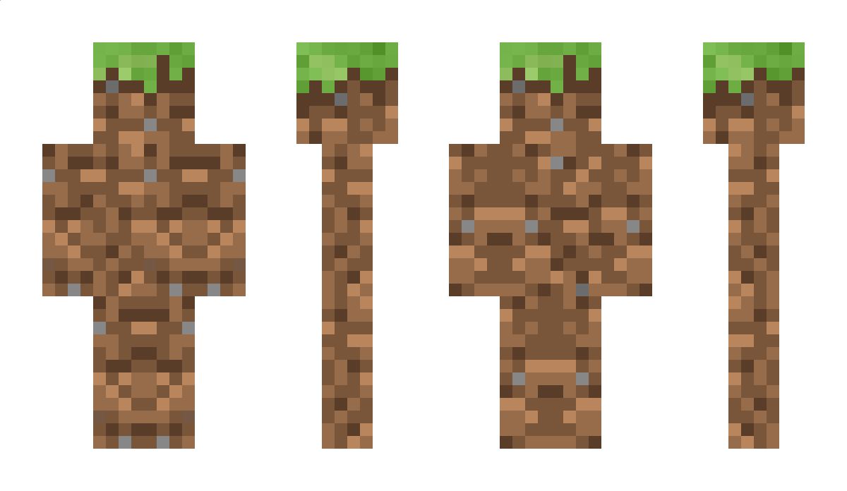 MHF_Grass Minecraft Skin