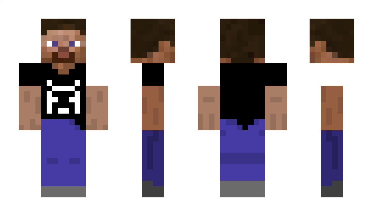 Black_Steve Minecraft Skin