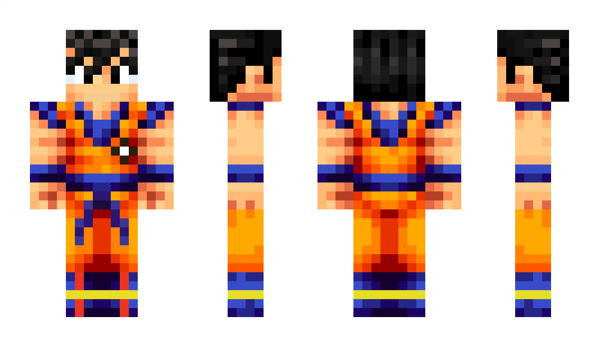 SaiyanGoku Minecraft Skin