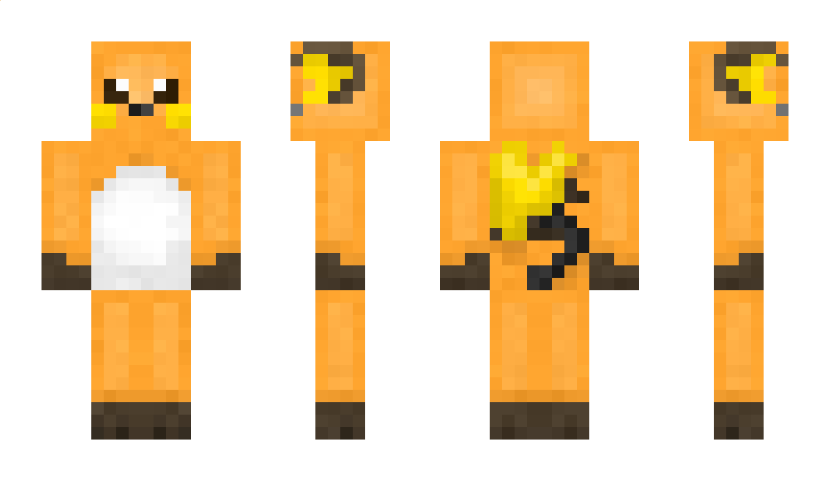 Raichu4u Minecraft Skin