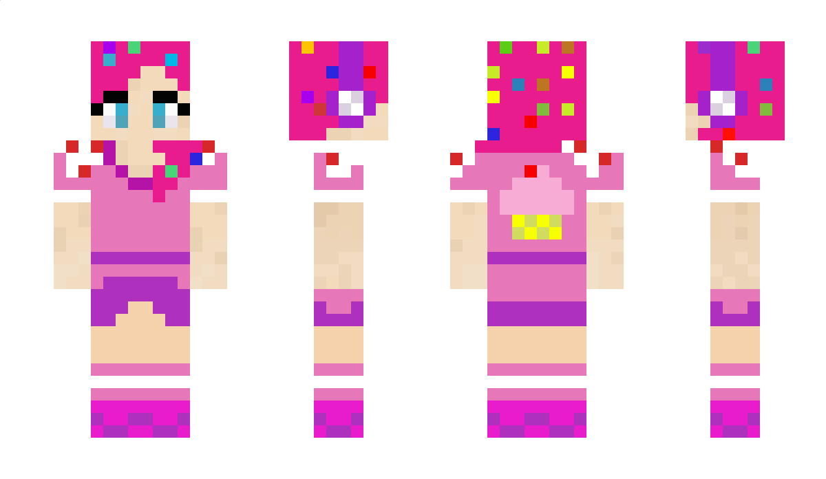 PinkCupcakeGirl Minecraft Skin