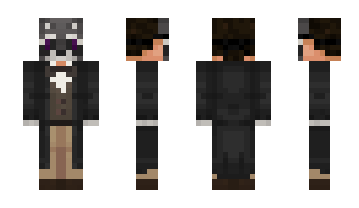 Raccoontine Minecraft Skin