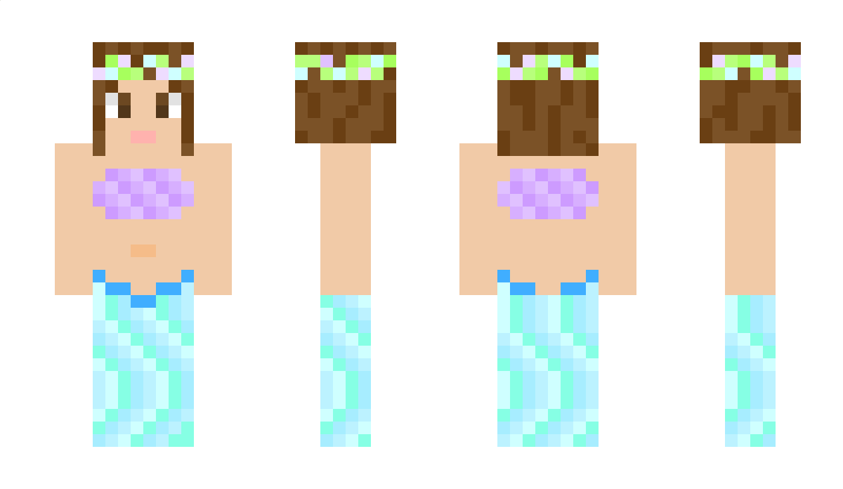 HavfruePrinsesse Minecraft Skin