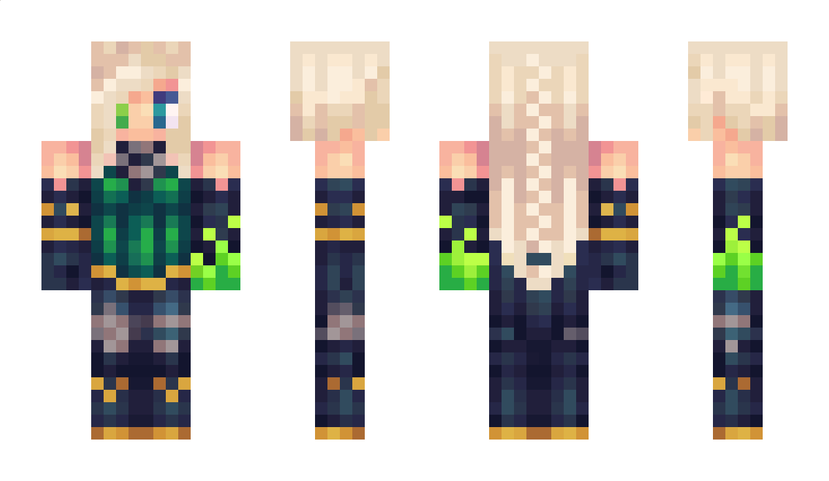 OccultGreenWitch Minecraft Skin