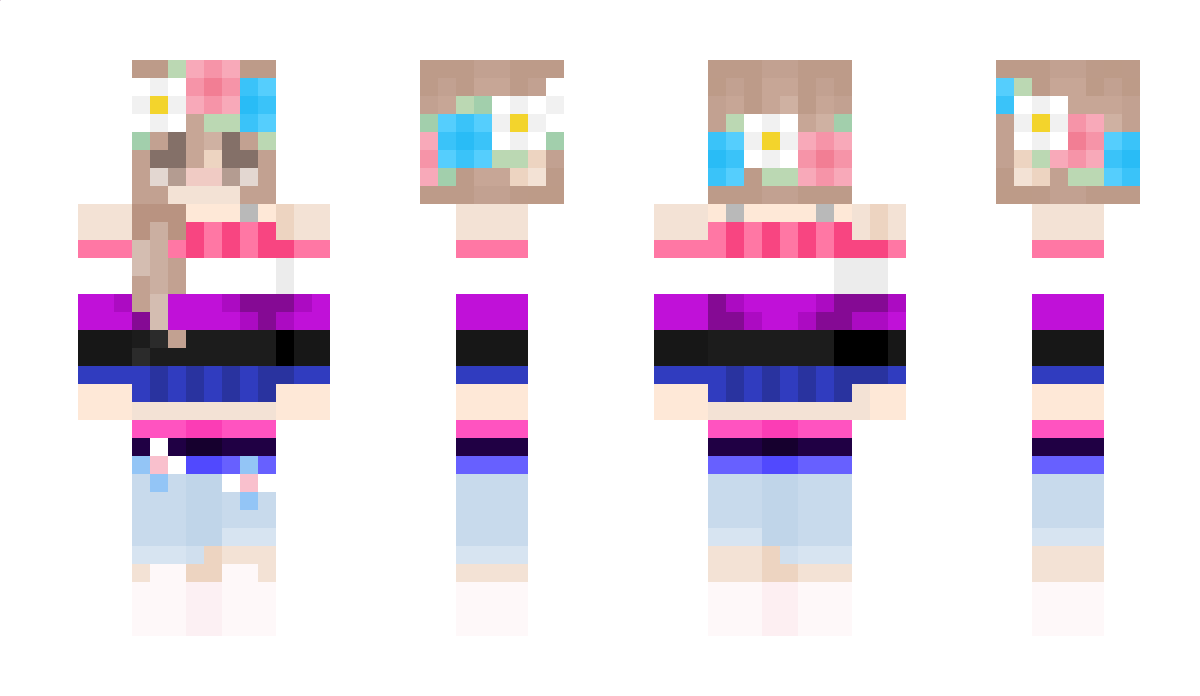 RA1NBOW_S4KURA Minecraft Skin