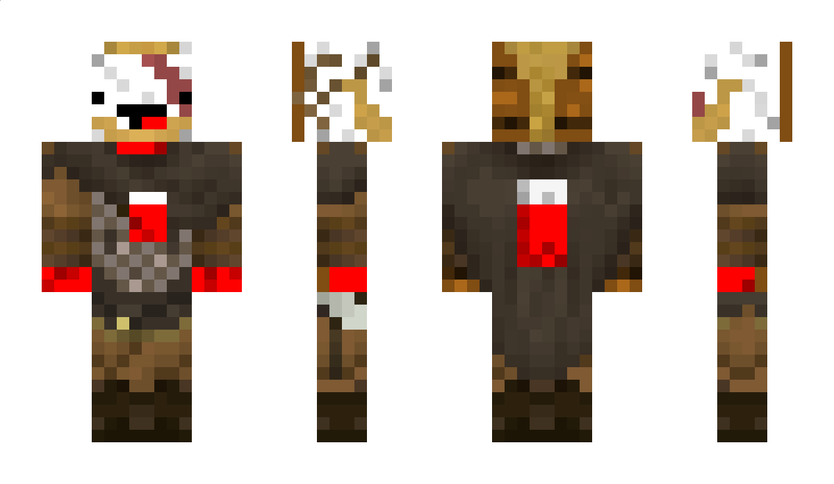 BedWarrior Minecraft Skin