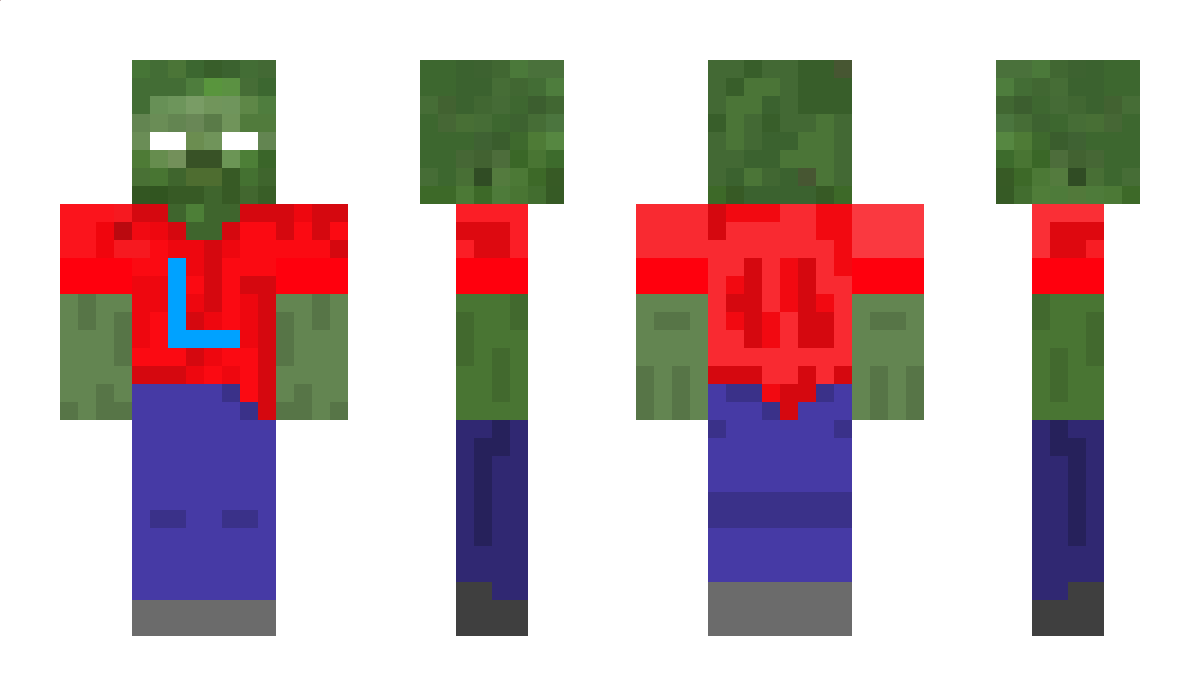 Red_Zombie Minecraft Skin