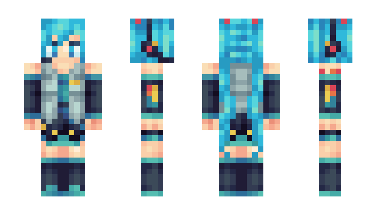 Hatsune_M1ku Minecraft Skin