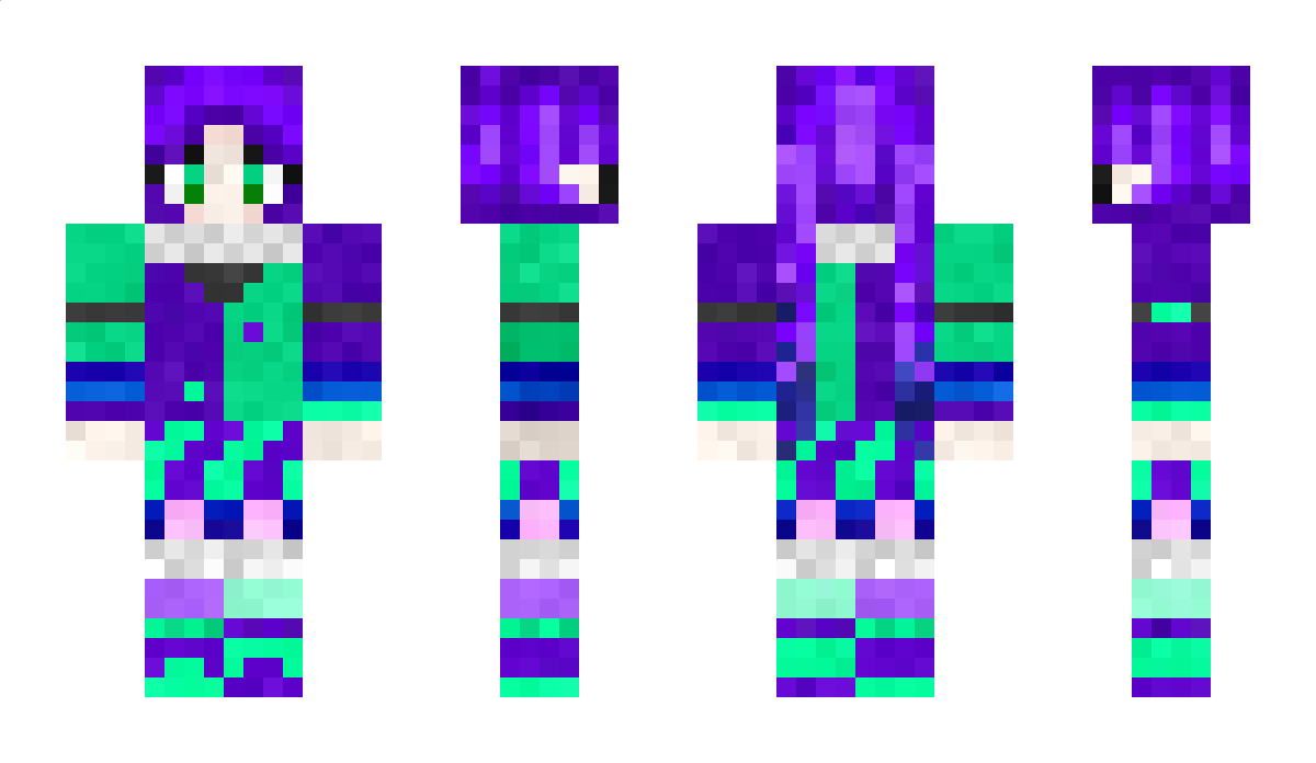 Violet_Mika Minecraft Skin