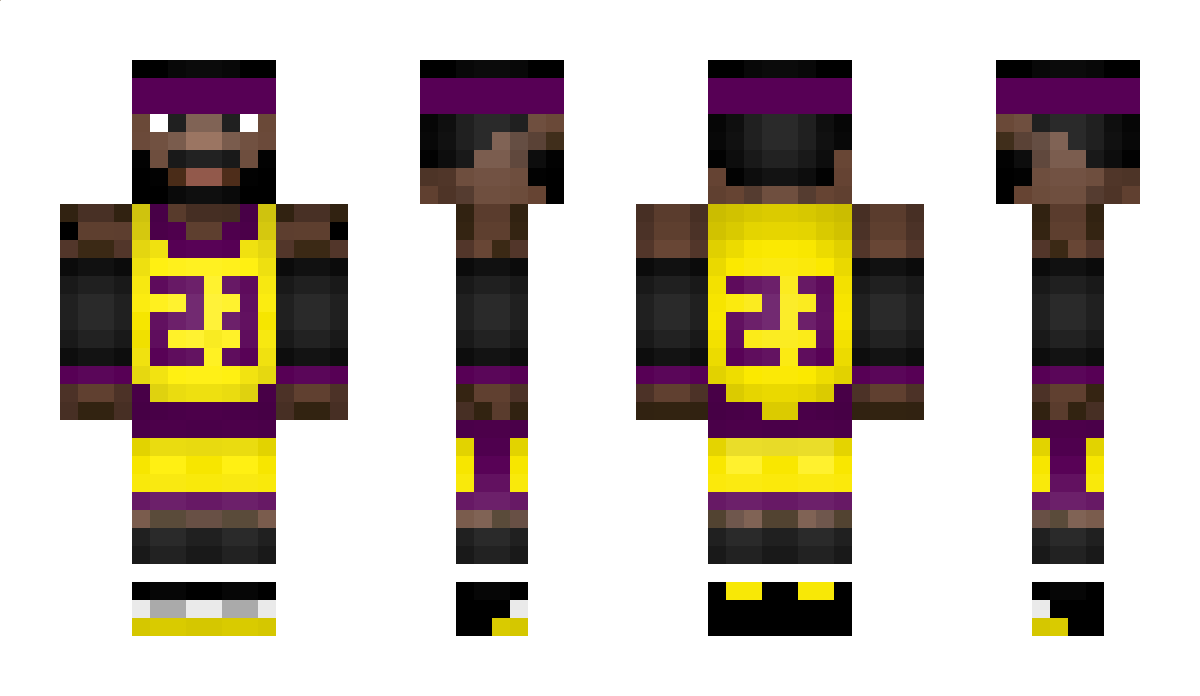 LBJ Minecraft Skin