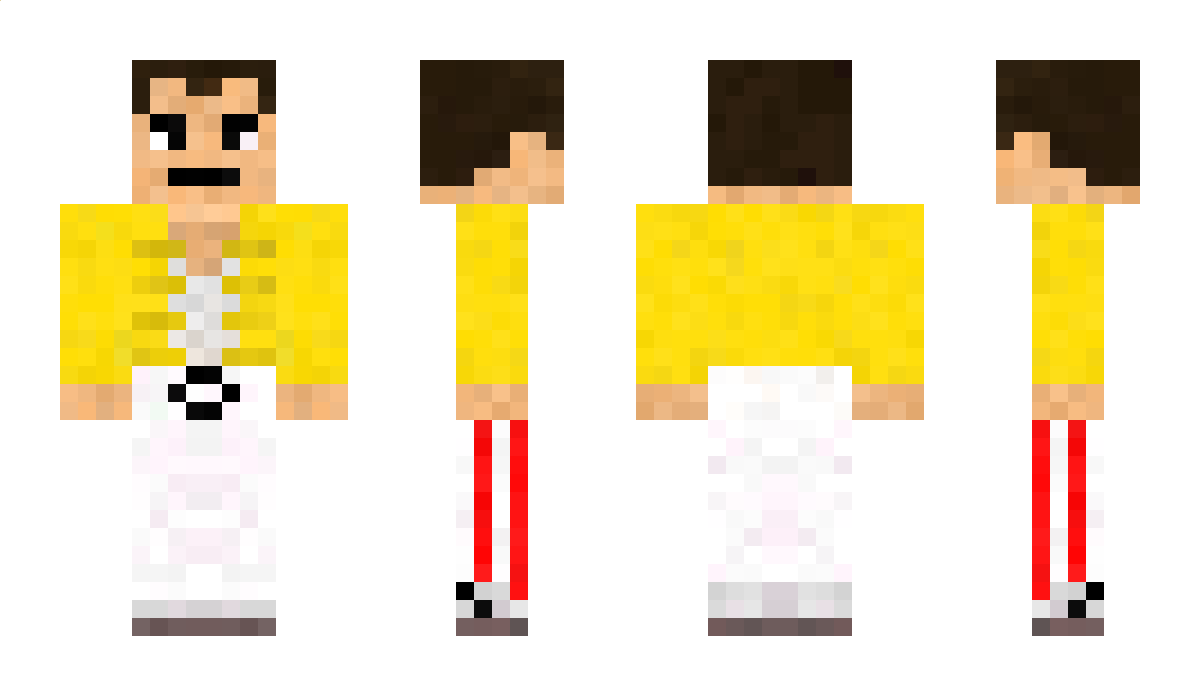 FreddieMercury Minecraft Skin