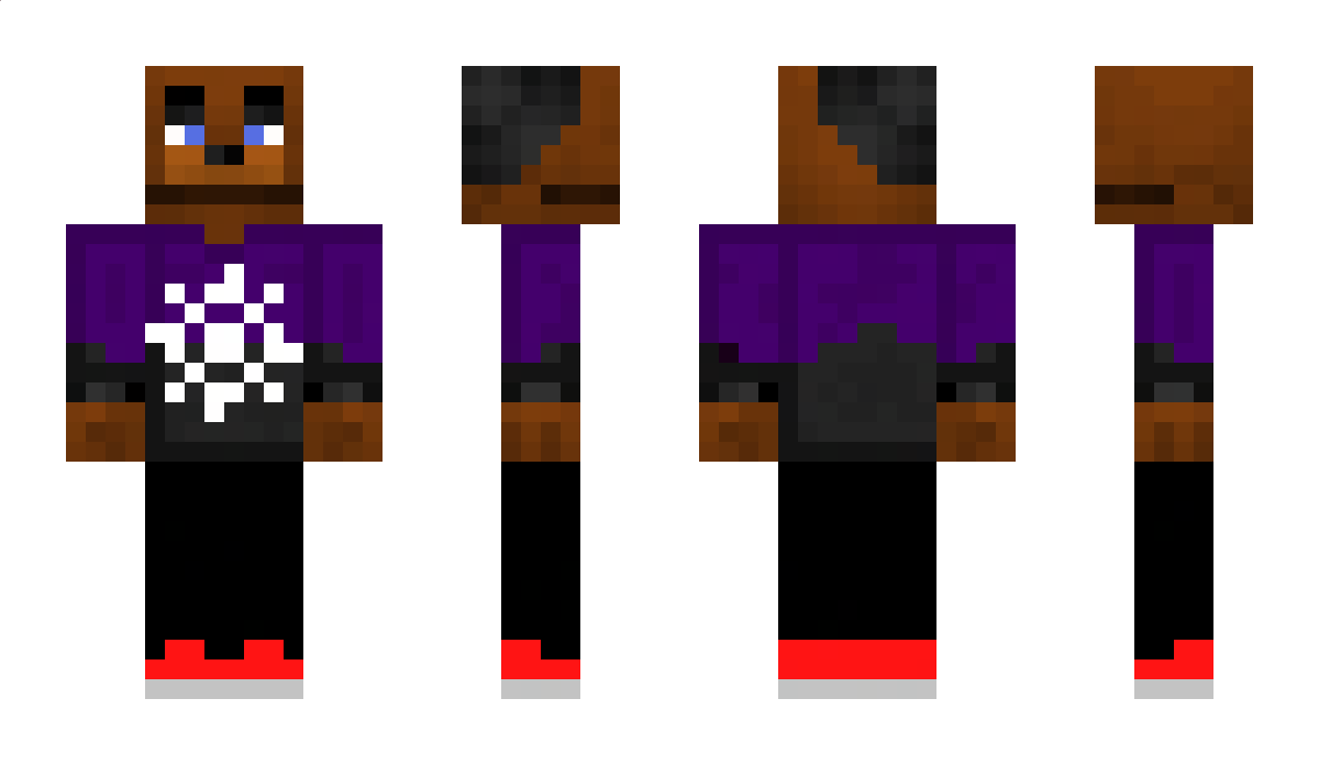 FredderFastBear Minecraft Skin