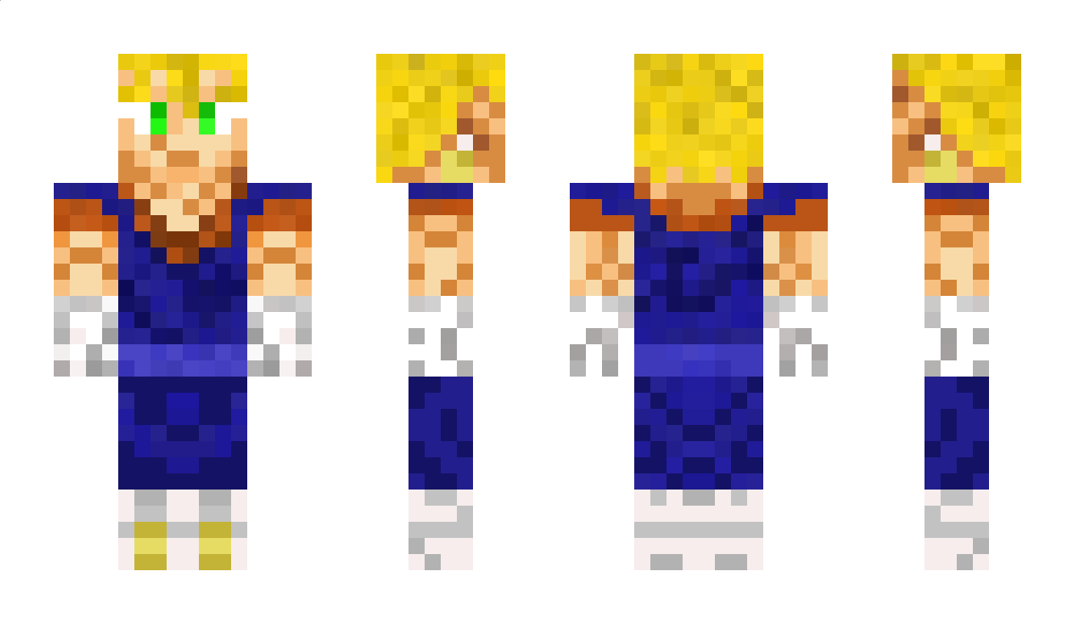 Vegeto Minecraft Skin