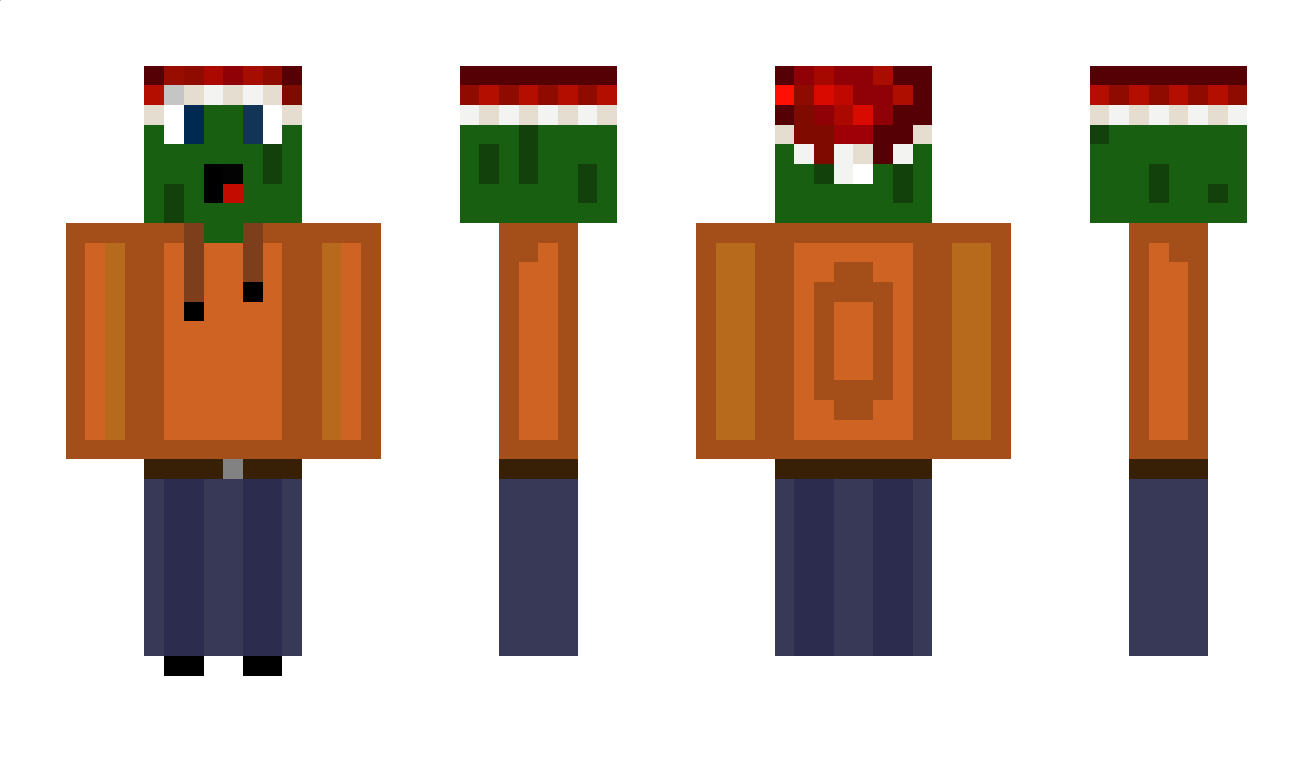 Gurkende Minecraft Skin