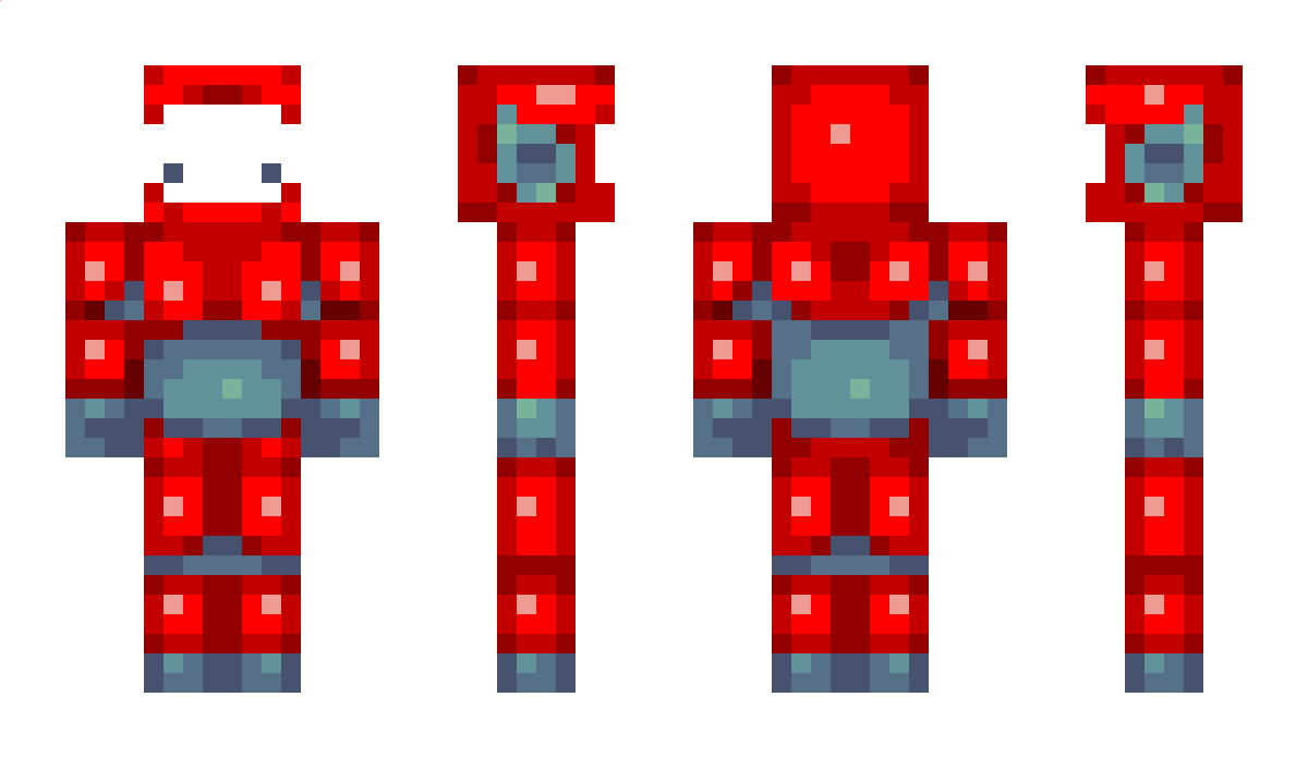 RedCrystal Minecraft Skin