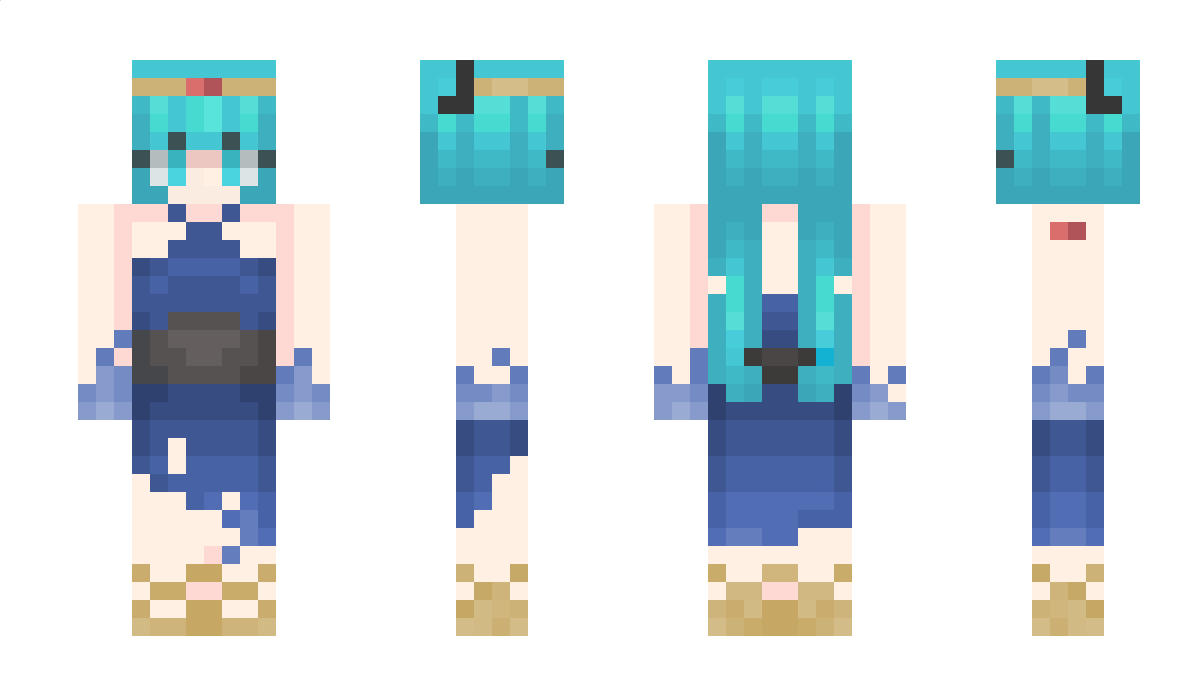 RoboGirl360 Minecraft Skin